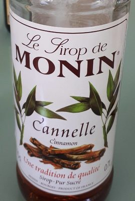 Monin Sirop Cannelle front packaging