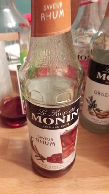 Saveurs Monin sirop rhum