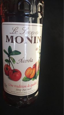Le Sirop de Monin Acerola