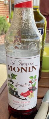 Sirop de monin grenadine front packaging