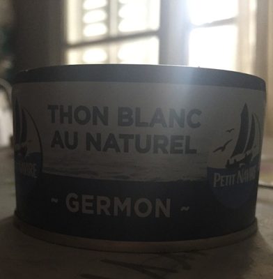 Thon blanc au naturel front packaging