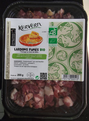 Lardons fumés bio