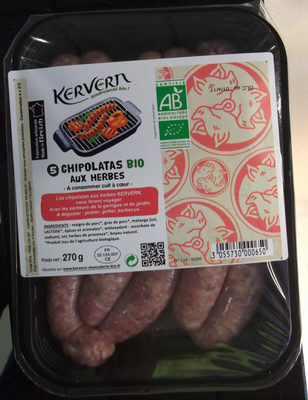 Chipolatas bio aux herbes