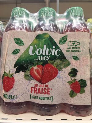6X50CL VOLVIC JUICY FRAISE front packaging