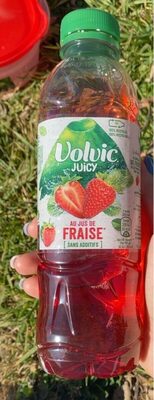 Jus de fraise front packaging