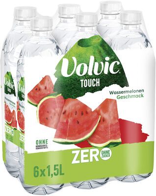 Volvic Touch Sugarfree ZERO Wassermelone 1,5 EW 6er Packung front packaging