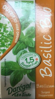 Basilic Bio front packaging