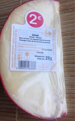 Edam jeune front packaging