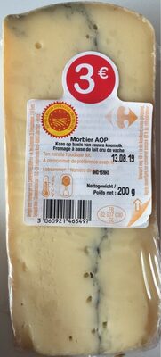 Morbier AOP front packaging