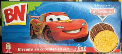 Cars Biscuits au chocolat au lait