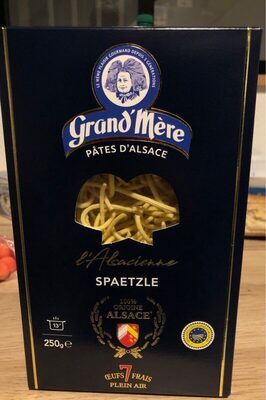 Pates d'alsace front packaging