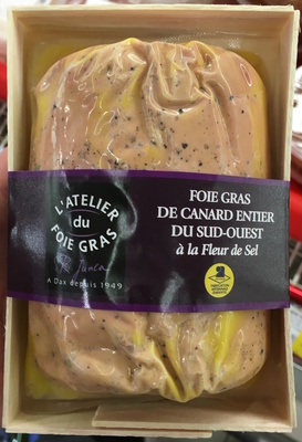Foie gras de canard entier du Sud-Ouest à la fleur de sel