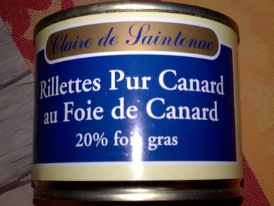 Rillettes Pur Canard au Foie de Canard (20% de foie gras)
