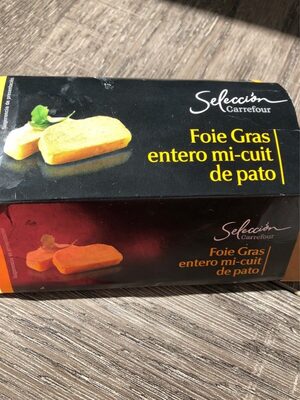Foie gras entero mi-cuit de pato