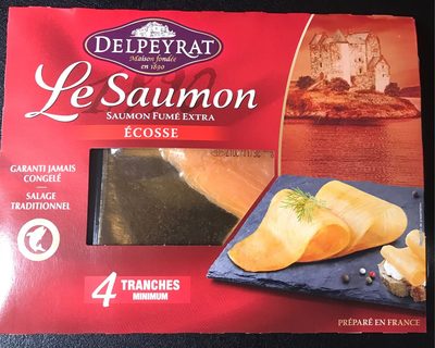 Le Saumon - Saumon fumé extra Êcosse front packaging