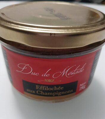 Effilochée aux champignons