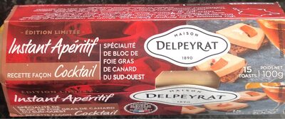 Instant apéritif -foie gras