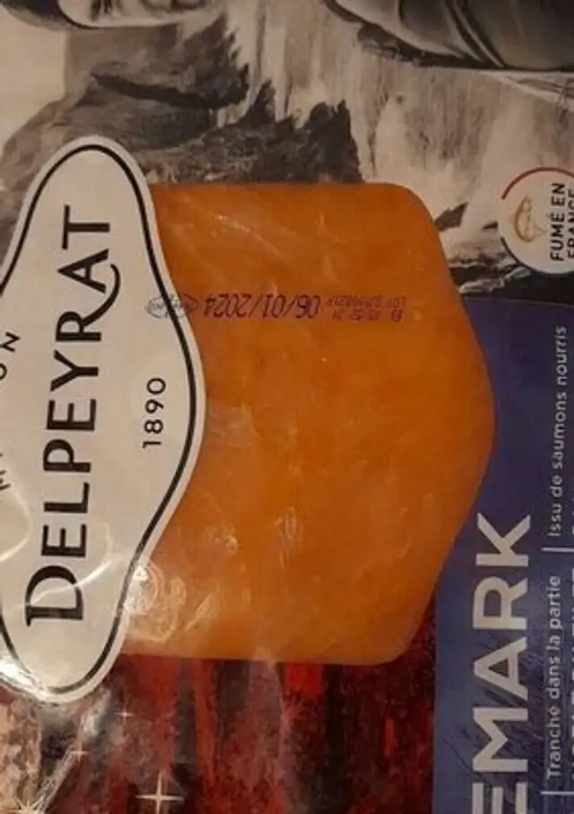 Saumon fumé Delpeyrat front packaging