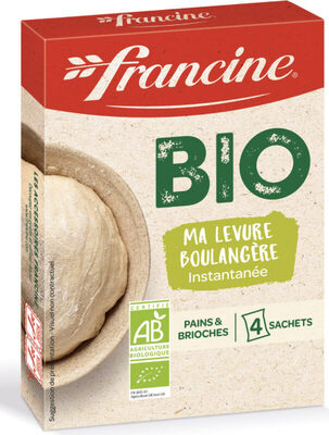Ma levure boulangère instantanée front packaging