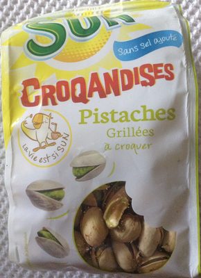 Pistaches grillées front packaging