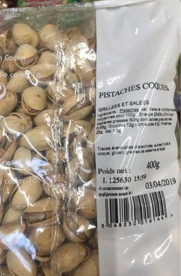 Pistaches coques