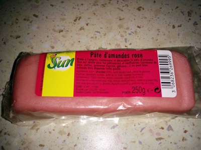 Pâte d'amandes rose