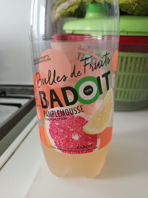 Bulles de fruits Pamplemousse Touche de citron front packaging