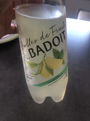 Bulles de fruit citron touche de menthe front packaging