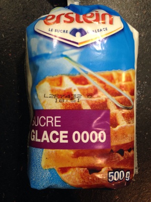 Erstein sucre glace sachet 500g- gamme speciaux front packaging
