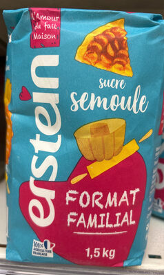Sucre semoule front packaging