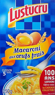 Macaroni aux œufs frais