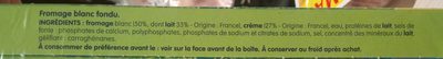 Fromage Kiri 70%mg ingredients label
