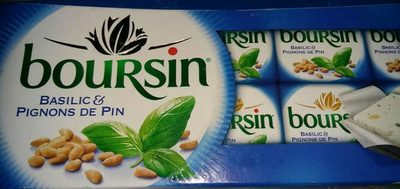 Fromage basilic & pignons de pin 10 x 16 g front packaging