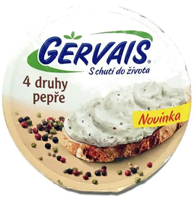 4 druh pepře front packaging
