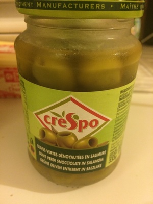 Olives vertes dénoyautées