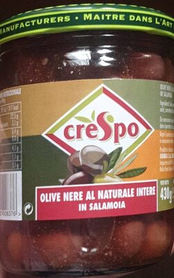 Olive nere al naturale