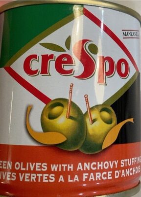 Olives vertes à la farce d’anchois