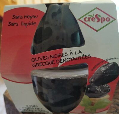 Olives noires à la grecque dénoyautées