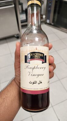 raspberry vinegar front packaging