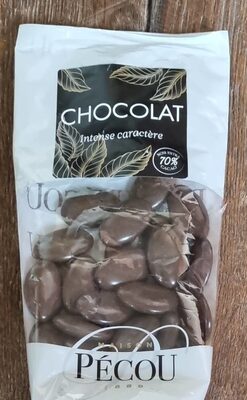 Dragées Chocolat intense caractère front packaging