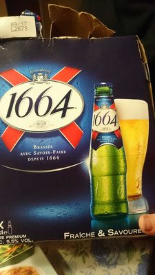 1664 - 6x25cl 1664 - 5.50 degre alcool