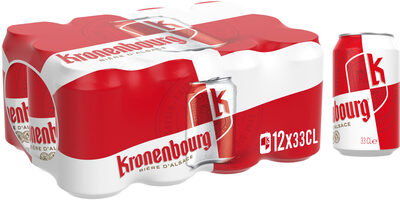 Kronenbourg 12X33CL CAN KRONENBOURG 4.2 DEGRE ALCOOL