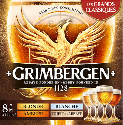 Grimbergen - 8x25cl grimbergen coffret - 6.8 degre alcool