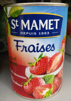 Fraises entières au sirop léger