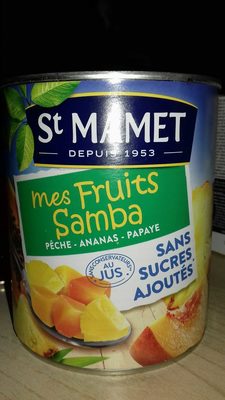 Mes fruits Samba pêche/ananas/papaye ST MAMET, 4/4