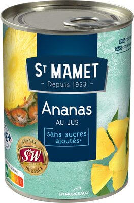 Grand Ananas Tranches Sans sucres ajoutés