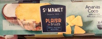 Plaisir de fruits Ananas Coco