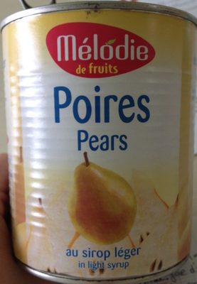 Poires au sirop léger