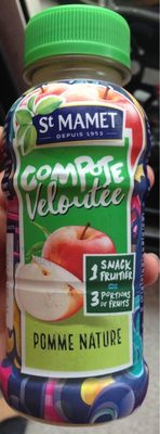 Compote De Pomme Allégée En Sucre Ze Compot' front packaging