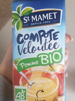compote veloutée pomme bio